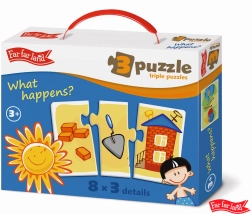 Far Far Land puzzle trojice – 8 obrázků