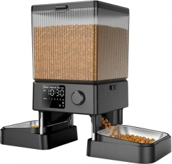 Duální automatický dávkovač krmiva pro domácí zvířata Oneisall bez Wi‑Fi