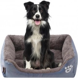 Velká šedá postel pro psa nebo kočku
