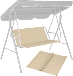 Polštář na zahradní houpačku 127x100 cm Béžový MultiGarden