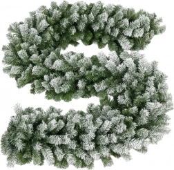 Ośniežená vánoční girlanda 270 cm RUHHY