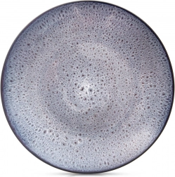 Keramický mělký talíř GLAZE 27 cm fialový