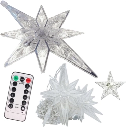 Světelný závěs s hvězdami led