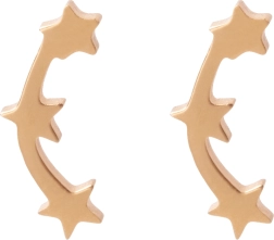 Zlaté náušnice hvězdy