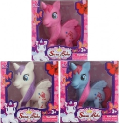 Jednorožec s křídly gumová figurka