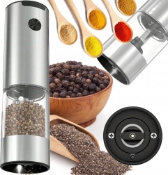 Elektrický mlýnek na koření s LED osvětlením
