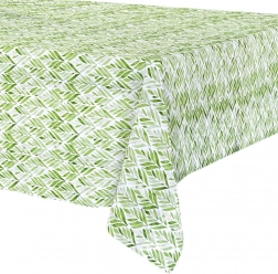 Voděodolný a nešpinivý ubrus s listovým vzorem 180 × 130 cm