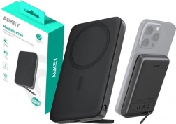 Aukey MagSafe powerbanka 6700 mAh s výkonem 20 W a LED indikátorem, USB‑C