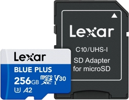Paměťová karta Lexar Blue Plus microSDXC 256 GB