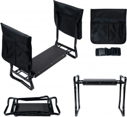 Skládací zahradní klekátko s úložnými přihrádkami