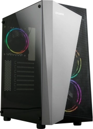 Počítačová skříň S4 Plus ATX Mid Tower s RGB ventilátory