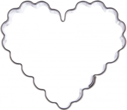 Kovové vykrajovátko srdce 5 cm