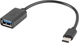 Adaptér USB‑C na USB‑A 2.0 OTG 0,15 m černý