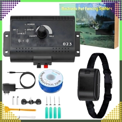 Elektrický neviditelný plot pro psy a kočky 300 m – sada s obojkem