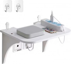 Závěsná police na router SL14 bílá