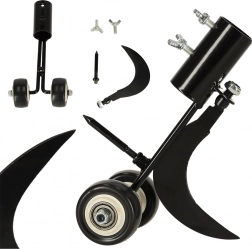 Odstraňovač plevele do spár s hákem a bodcem na kolečkách