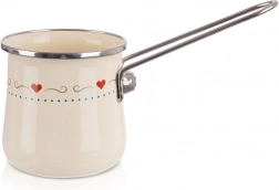 Smetanový smaltovaný džezva TONCA 600 ml