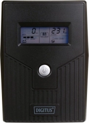 DIGITUS UPS line-interactive s LCD, 600 VA (360 W), AVR, 2x Schuko