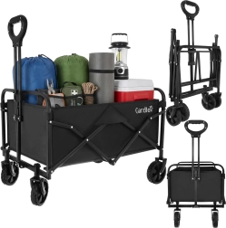 Skládací zahradní transportní vozík Gardlov 90 l / 100 kg