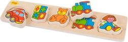 Dřevěné vkládací puzzle Bigjigs Baby