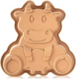 Silikonová forma na pečení kravička 20 × 19 × 4,5 cm