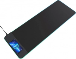 bezdrátová podložka pod myš s qi nabíjením 15 w choetech (černá)