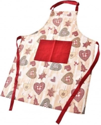 Bavlněná kuchyňská zástěra se zavazováním