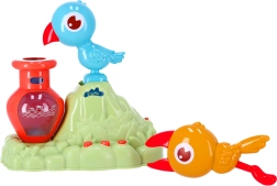 Interaktivní hračka Pijící ptáček s kamínky a zvuky