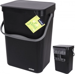 Závěsný odpadkový koš 10 l černý