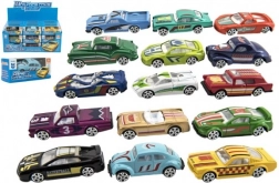 Kovové závodní auto 6 cm v krabičce