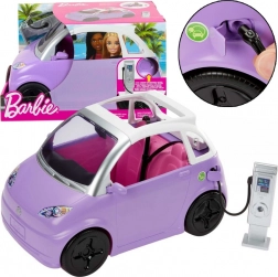 Auto Cabrio pro Barbie s elektrickou stanicí