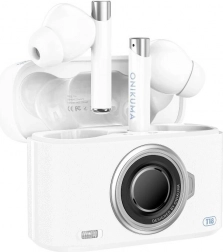 Bezdrátová sluchátka do uší ONIKUMA T18 bílá