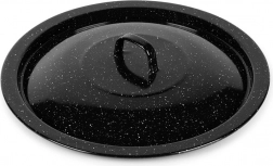 Smaltovaná poklice na maďarský kotlík 36 cm, 9,5 l