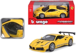 Kovový model Bburago 1:24 Ferrari 488 Challenge žlutý
