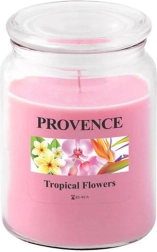 Vonná svíčka ve skle PROVENCE tropické květy 95 hodin