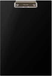 Klasická psací podložka A4 s kovovým klipem černá