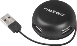 USB hub Natec Bumblebee 4 porty černý