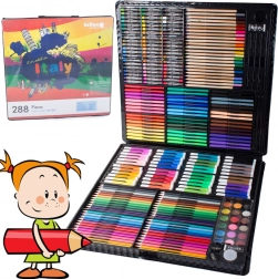 Umělecká malířská sada v kufříku 288 ks