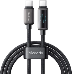 USB-C kabel Mcdodo s LED displejem, 100W, 1.2m