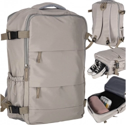 Cestovní turistický batoh šedý 45 × 30 cm