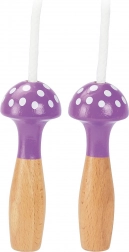 Fialové švihadlo s puntíky VILAC