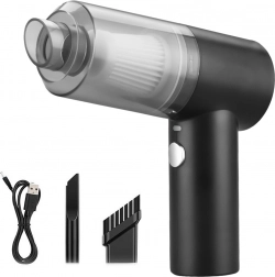 Akumulátorový ruční vysavač do auta 120 W, bezsáčkový s LED a USB