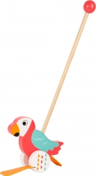 Small foot jezdík papoušek Lori – dřevěné odrážedlo na tlačení pro první krůčky