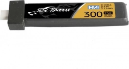 Tattu LiPo baterie 300 mAh 3,8 V 75C 1S HV BT2.0 (5 ks)