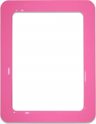 Magnetický samolepicí rám růžový 16.0x11.8 cm