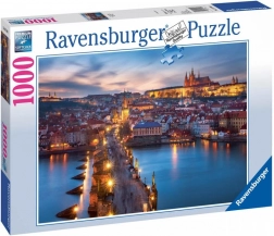 Puzzle Pohled na Prahu v Noci 1000 dílků
