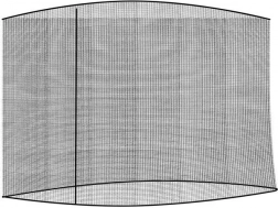 Moskytiéra na zahradní slunečník 3,5 m – černá