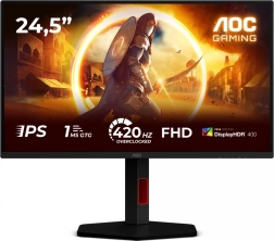 Aoc 25g4kur 24,5" herní ips monitor 420 hz s pivotem