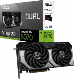 Asus Dual GeForce RTX 5070 12 GB GDDR7 grafická karta