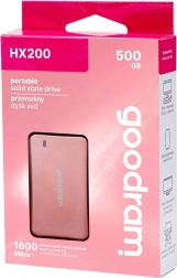 Stylový SSD disk 500GB USB-C rose gold 1500/900 MB/s